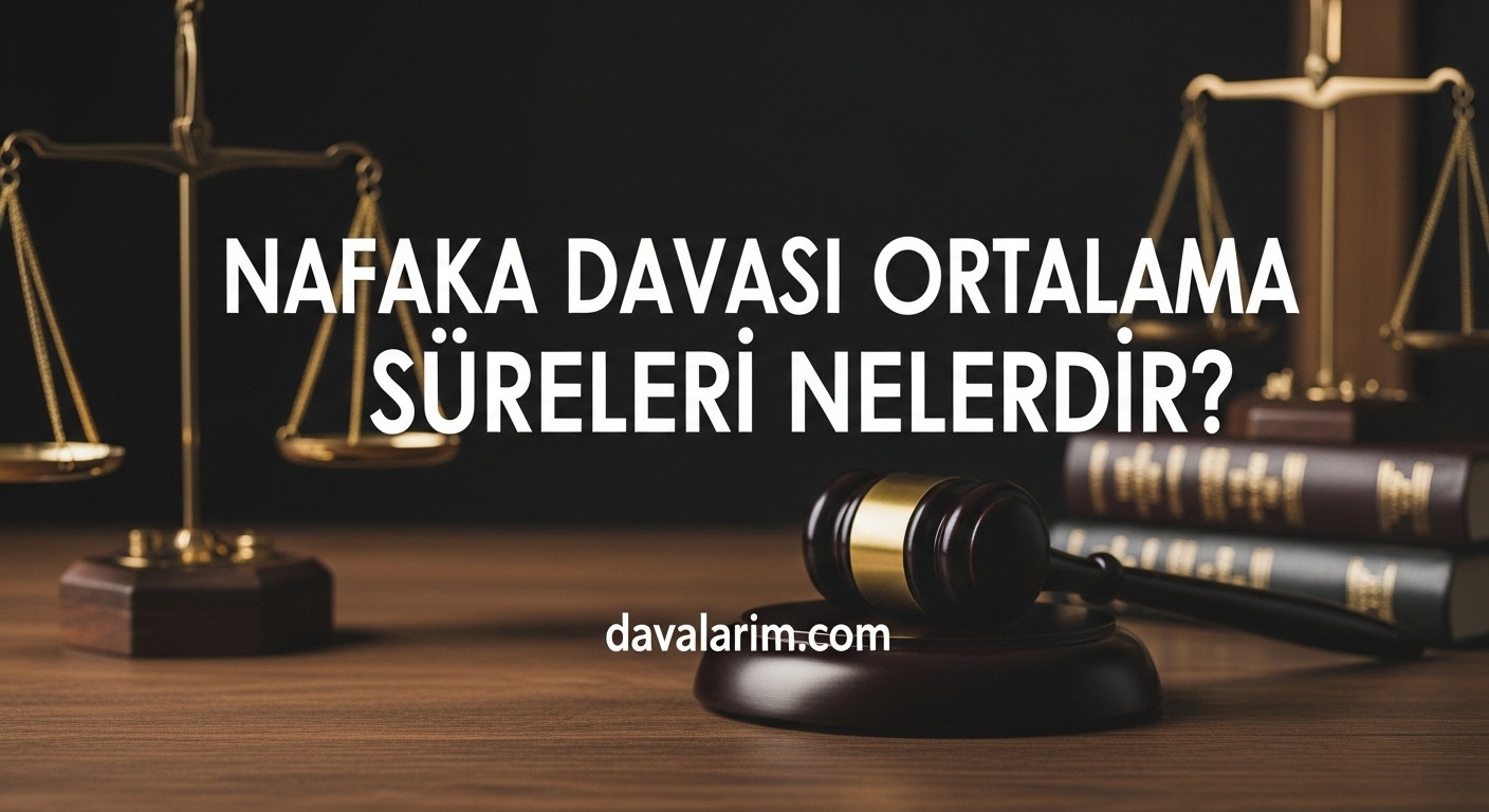 Nafaka Davası Ortalama Süreleri Nelerdir?