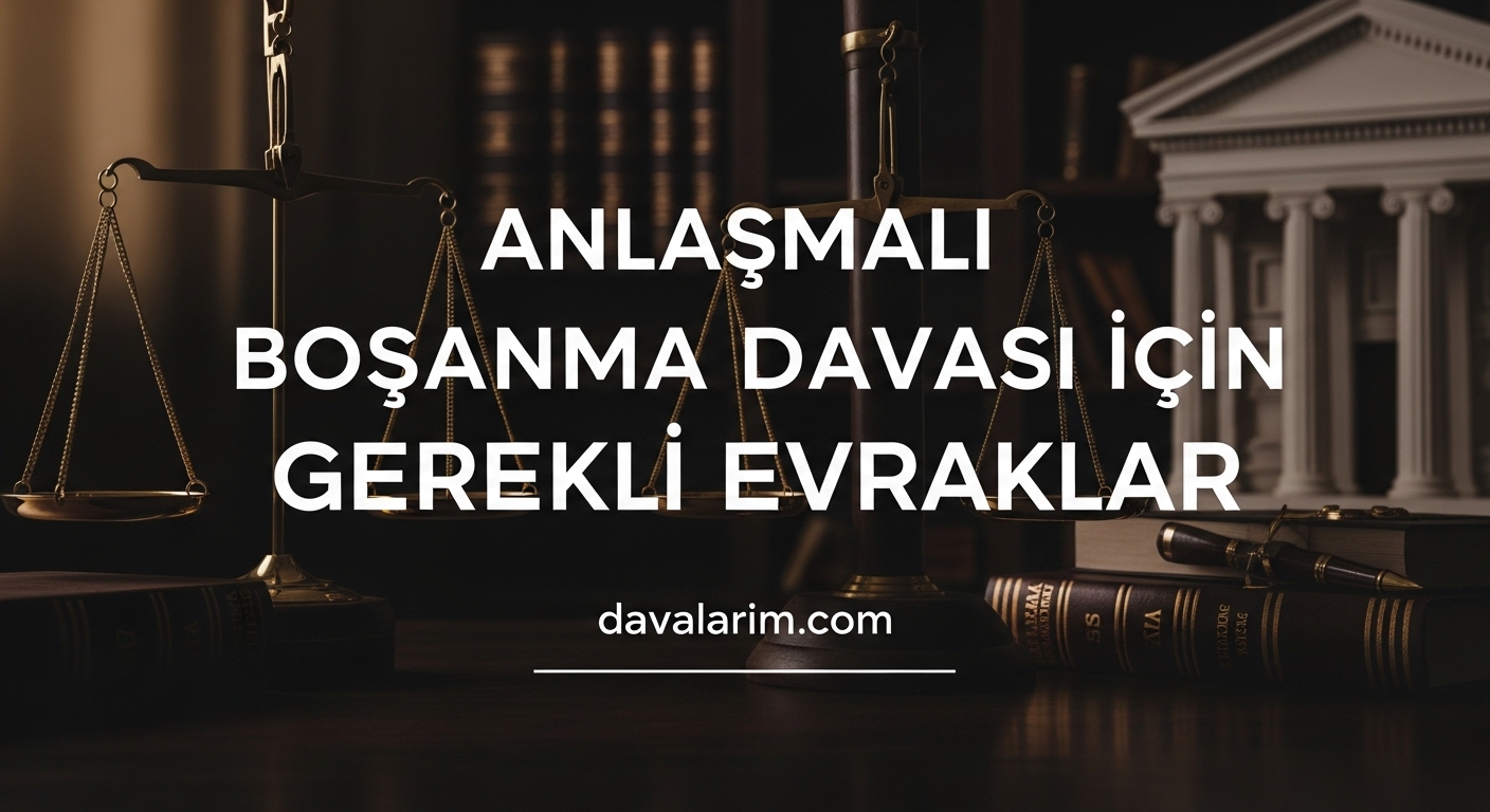 Anlaşmalı Boşanma Davası İçin Gerekli Evraklar
