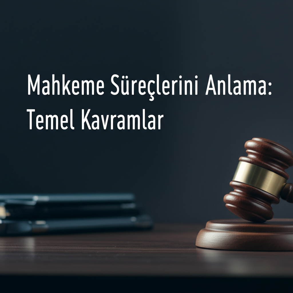 Mahkeme Süreçlerini Anlama: Temel Kavramlar